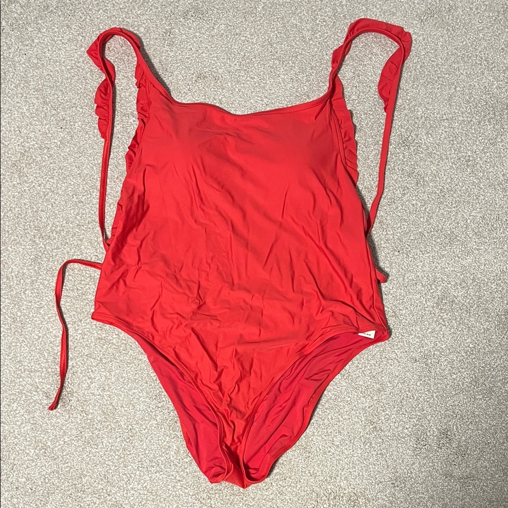 Aerie Red One-Piece Swimsuit